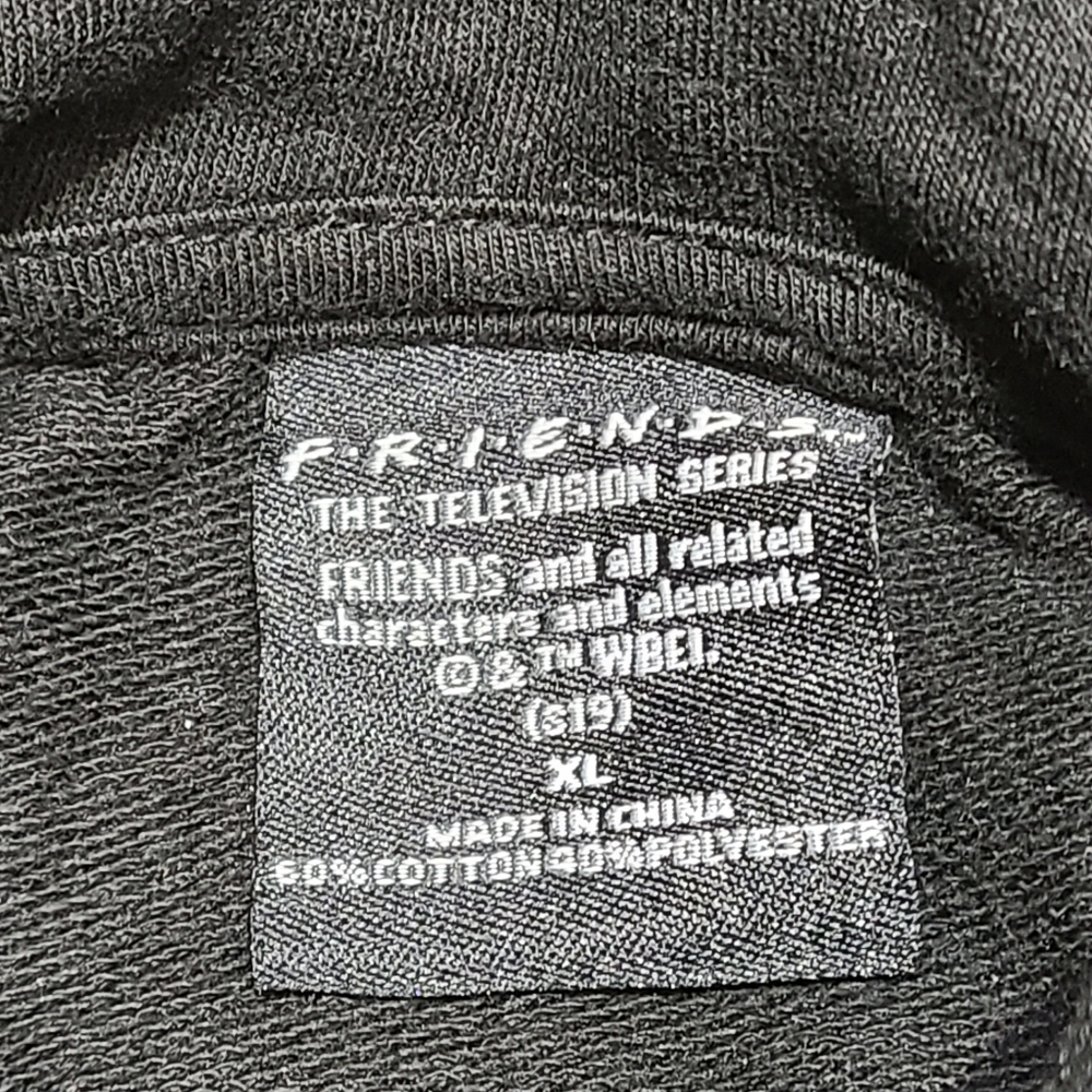 Friends TV show crop top hoodie size XL - Picture 4 of 7